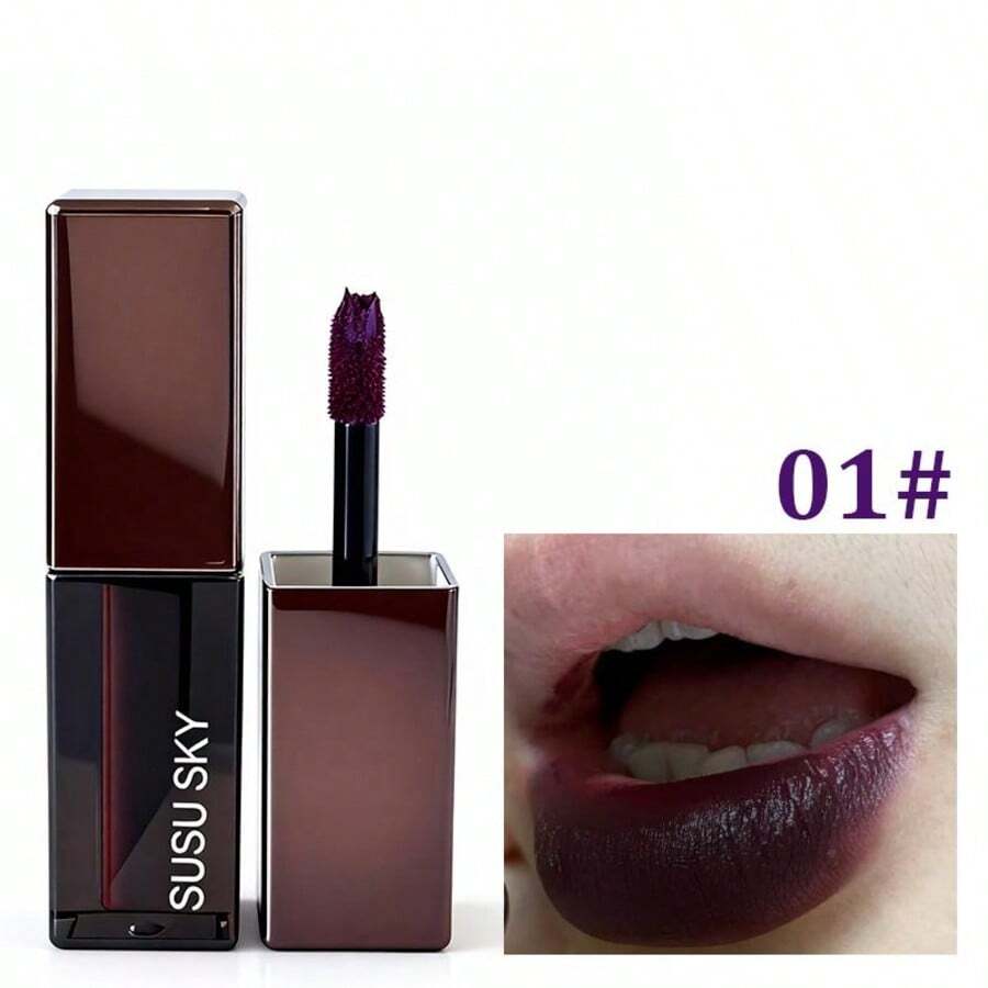 Velvet Matte Lip Mud Long Lasting Rich High Pigment Vivid Color Easy To Apply For Beginners Students, Smooth Daily Stage Lip Makeup Perfect Beauty Gift For Christmas And Birthday