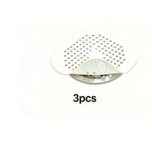 1/3 Silicone Shower Drain Hair Catcher, Square Anti-Clogging Drain Cover With Suction Cup, Non-Slip Easy-To-Clean Bathroom Sink Filter, Suitable For Kitchen And Bathtub, Durable Flexible Mesh Hair Trap - Multicolor - View 17