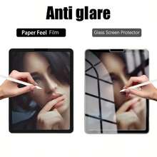 2 Packs PET Paper Feel Screen Protector, Anti Scratch Anti Glare Anti Fingerprint Matte Film, Easy Install High Sensitivity For Drawing Writing Office, Fit All Models Birthday Gift Tablet Accessory - Clear - View 7