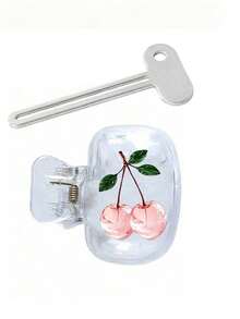 Cherry Pattern Portable Toothbrush Head Protective Cover, Cute Cherry Pattern Storage Box, Reusable Travel Toothbrush Case, Mini Storage Box, Toothbrush Protective Cover Holder, Essential Bathroom Accessory, Featuring Dual Drainage And Ventilation Functions, Suitable For Home, Bathroom, Dorm, Hotel, Office And Travel, Cute Toothbrush Head Storage Box, Ideal Choice For Bathroom Storage, Suitable For Home And Dorm Use, Protect Your Toothbrush Cleanliness, Care For Your Oral Health. - Multicolor - View 13