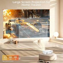 AOC Entry-Level Home Cinema Projector | 240P Native & 1080P Support | Simple Plug-And-Play Movie Projector For Cozy Bedroom & First-Time Viewing,No HDMI Cable Included - Video Projector - View 4