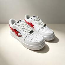Shark White Red