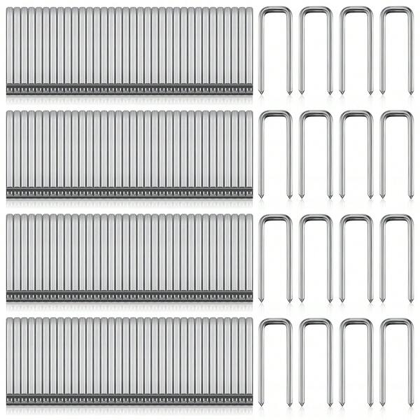 Jetec 100 Pcs Plantation Shutter Repair Kit Replacement Louvers Staples Window Blind Tilt Rod Operable Plantation Silver Missing Metal Indoor Louver