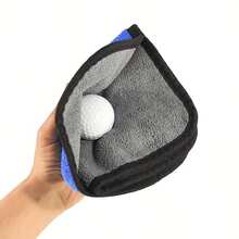 1PC Lightweight Pocket-Sized Golf Accessory, Suitable For On-Course Play And Training Practice; Thick Microfiber Inner Layer With Strong Cleaning Power To Remove Dust And Mud From Golf Equipment; Elastic Opening Structure For Easy Golf Ball Retrieval And Club Face Cleaning; Sturdy Metal Carabiner For Quick Attachment To Golf Bags And Backpacks; Essential Cleaning Tool For Daily Outdoor Golfers, Golf Club Set Accessory, And Small Indoor Simulator Golf Aid - Multicolor - View 5