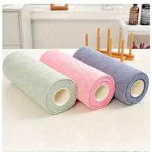 SOKANY Household Kitchen Dish Cloth Roll, Multi-Functional Dish Cloth, Reusable, Total Length 4m Per Roll, Suitable For Living Room, Bedroom And Kitchen Cleaning Supplies - A - View 8