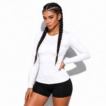 Women's Thermal Top With UV 50+ Sun Protection - Blanco - Ver 1