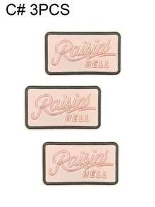 1 Set Of 3/9pcs Multicolored English Letter Series Embroidery Patch Cute Fashion Polyester Badge Applique DIY Clothing Iron On Patches Sew Accessory Cloth Stickers Suitable For Backpacks, Jeans, Jackets, T-Shirts, Hats, Dresses, Etc - Mash Up - View 22