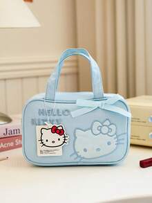 1個 Sanrio Hello Kitty KT 大容量化妝包，女性便攜旅行盥洗包，卡通手提收納整理袋 - 查看 14