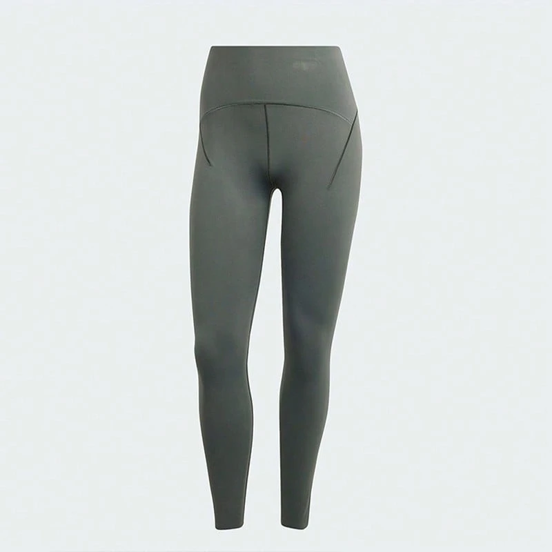 Celana Legging Yoga Ketat Panjang Pendek Adidas untuk Wanita - Grey - View 1