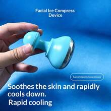 1pc Cooling Facial Ice Massage Roller, Relieves Morning Puffiness And Sunburn - Multicolor - View 4