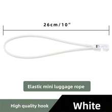 10 buah Tali Pengikat Kargo Lateks 4MM dengan Pengait, Tali Bungee Elastis Pipih untuk Sepeda Motor, Sepeda Listrik, Berkemah, RV, Perjalanan, Bagasi, Koper, Aksesoris Kursi Roda, Paracord - tali elastis - View 9