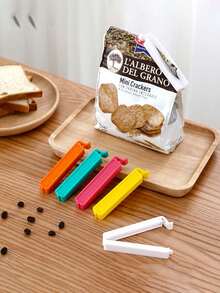 30pcs Sealed Clips, Food Bag Clips, Plastic Food Storage Bag Clips, Reusable Moisture-Proof And Dust-Proof Clips, Suitable For Various Plastic Bags And Snack Bags, Kitchen Storage And Organization, Kitchen Accessories - A - View 1