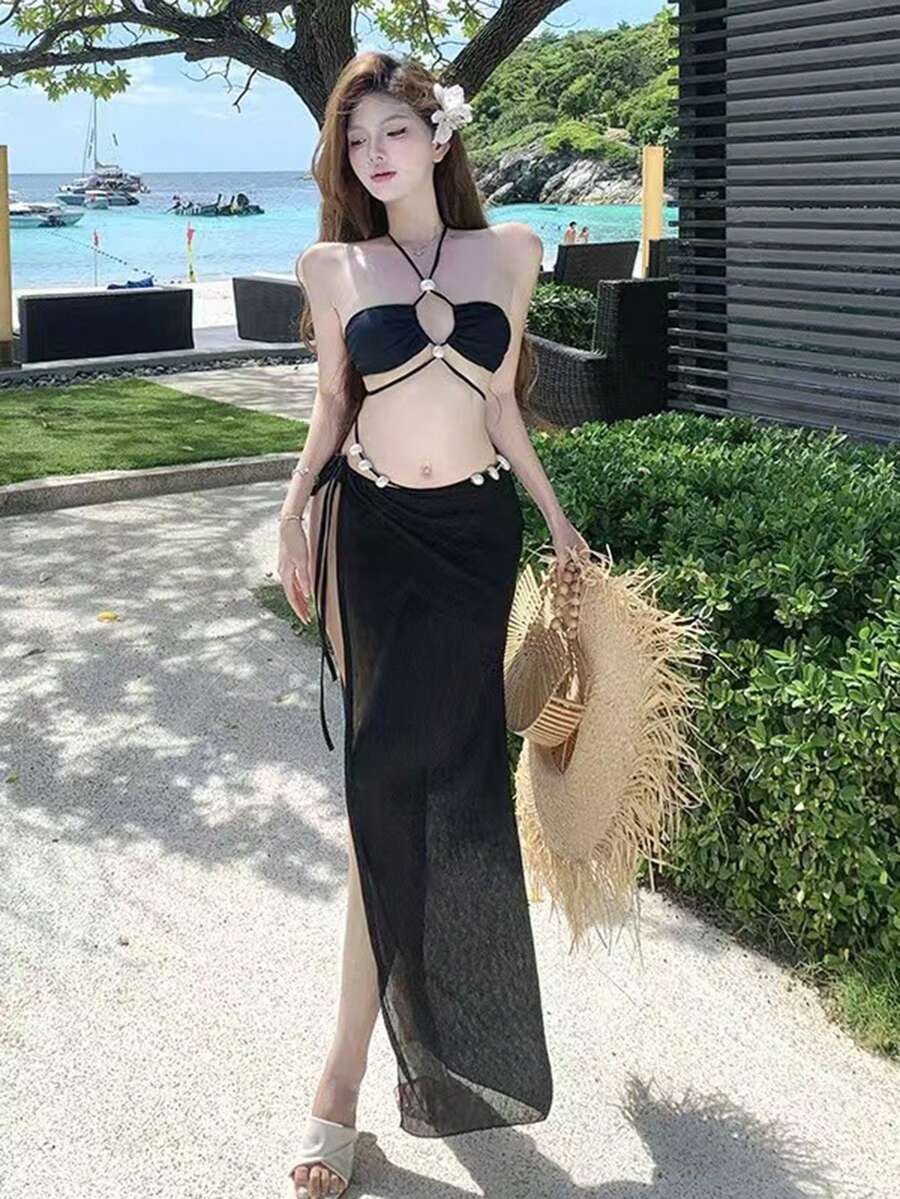 Women Bikini Sets - Black - View 1