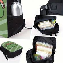 Case + Shoulder Bag |     Hand Washable, Generous Design |     Campus / Travel / Commuting Universal |     Unisex, A Great Choice For Everyday Gifts. - Black - View 7