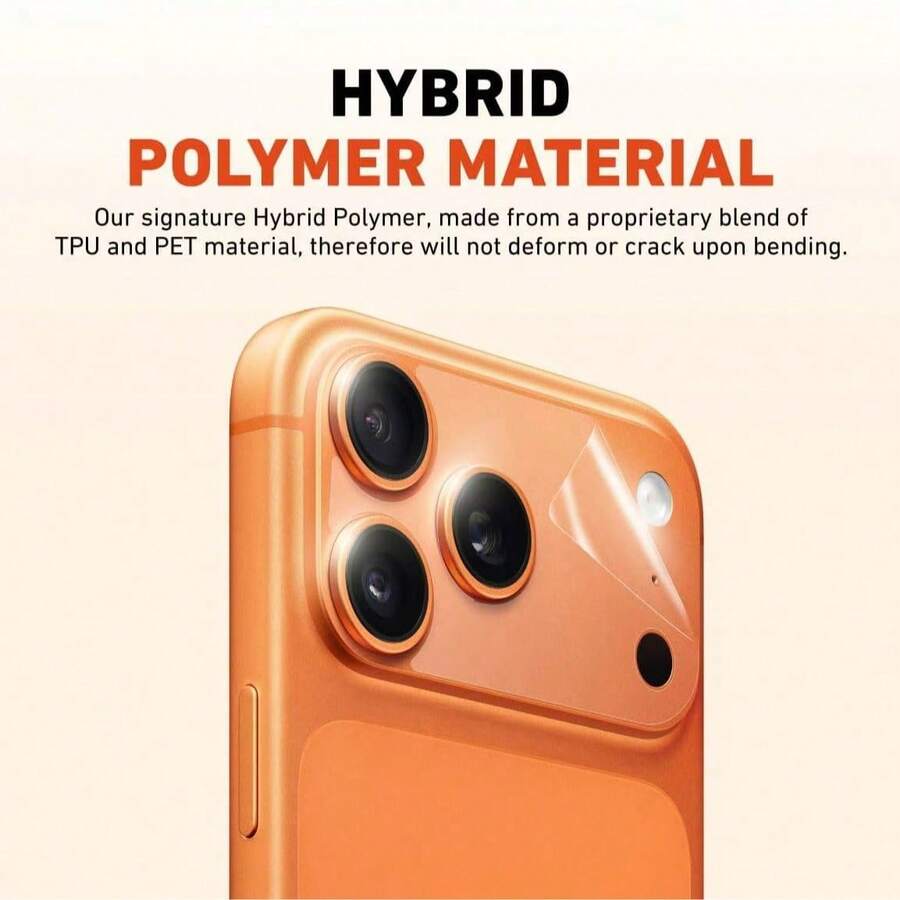1件相容於手機 17 Pro Max/17 Pro/17 Air 鏡頭底座保護貼，全透明防護、耐刮耐用、易安裝，相機鏡頭保護貼