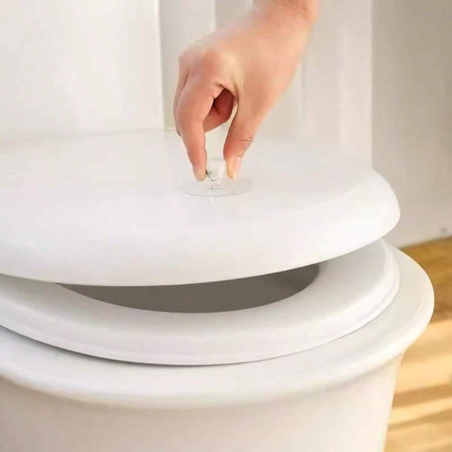 2件裝現代塑膠吸盤把手,多功能抓手適用於光滑表面、櫥櫃、抽屜、推拉門、馬桶,免鑽孔簡易安裝,實用掛鉤 - A - 查看 1