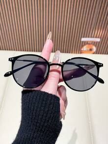 3 Pairs Unisex Black Oversized Y2K Style Fashion Glasses, Beach Driving Accessory Streetwear Style, Suitable For Matching With Sweaters, Jackets, Hoodies, Outdoor Activities And Travel - Multicolor - View 6