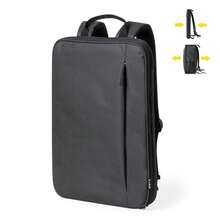 Dam Expandable Backpack Weiter Laptop Bag, For 10-Inch Tablet And 15-Inch Laptop. Recycl Materials. - A - View 6