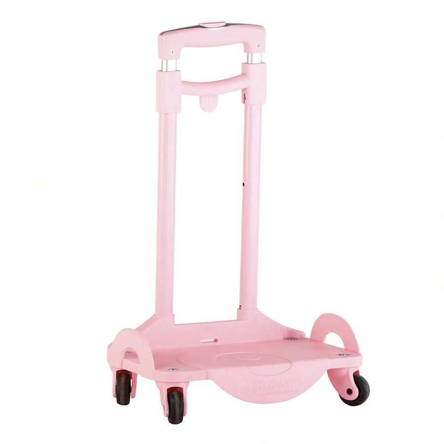 Dam Trolley Universal Cart Toybags 360º. Multidirectional, 4 Wheels. Anti-Tip Stopper, Reinforced Construction. - Light Pink - View 1