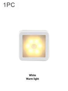 Lampu Malam Sensor Gerak Persegi, Lampu Dinding LED, Saklar Sensor Otomatis, Bertenaga Baterai (Tanpa Baterai), Cocok Untuk Koridor, Lorong, Tangga, Samping Tempat Tidur, Kamar Mandi, Dll., Lampu Malam, Lampu Sensor Lemari Pakaian. - MultiWarna - View 13