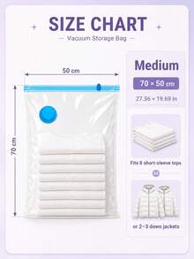 Thickened Vacuum Compression Storage Bags, Clothes Bedding Luggage Packing Space-Saving Bags, Multi-Size Composite Material Wardrobe Organizer Bags, Essential For Seasonal Change, Moving And College Dorm - Multiple Styles and Colors - View 10