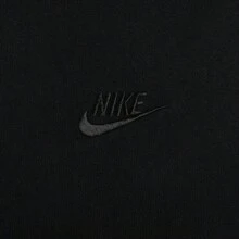 Nike Sportswear Premium Essentials Logo Men's Loose Fit Crew Neck Short Sleeve T-Shirt, Solid Black - Black - View 5
