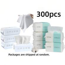 Disposable Face Towels 400/200/100/50pcs, Thickened Large Size Soft Makeup Remover Wipes, Suitable For Sensitive Skin, Dual-Use Non-Woven Soft Facial Towels, Dry And Wet Use - Multicolor - View 8
