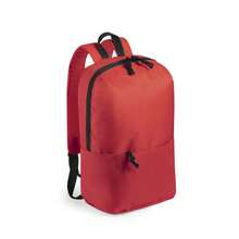 Dam Leisure Backpack Galpox In Durable 600D Polyester. Carry Handle And Accessories In Black Color. - Red - View 1