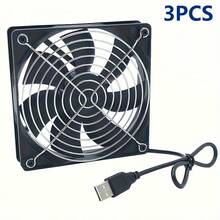 OUYUANSU USB Case Fan Router Set-Top Box Cooling Fan 12CM Silent 8CM Cooling Fan 5V Computer Fan - View 16