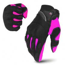 1 Pair Full Finger Motorcycle Gloves, Motorcycle Accessories, Riding Protective Gloves, Racing Motorcycle Gloves, Off-Road Motorcycle Accessories, Riding Essentials, Gift For Male And Female Riders - A - View 20