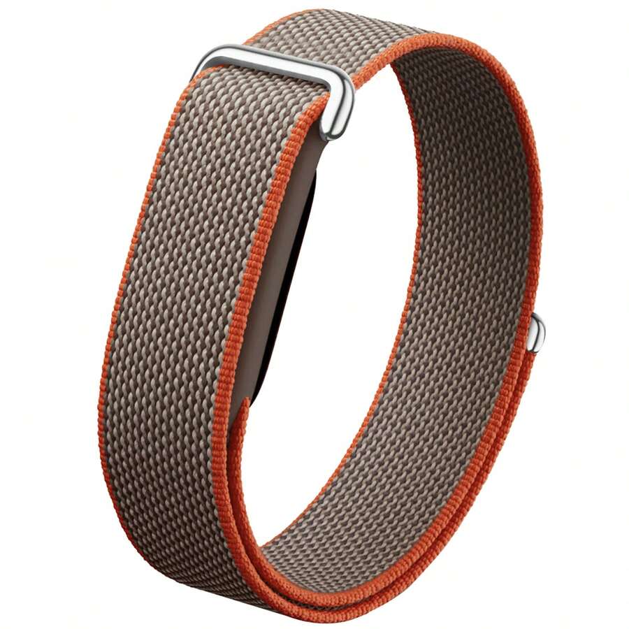 適用於 Air Sports Band 追蹤器，無螢幕健康編織魔鬼氈錶帶，環扣式尼龍錶帶，可調節柔軟透氣，適合女性、男性、學生