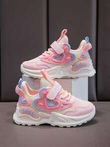 New Girls' Sports Shoes, And Fashionable, Minimalist Style, Lightweight Outdoor Running Shoes For Girls - Multicolor - View 1