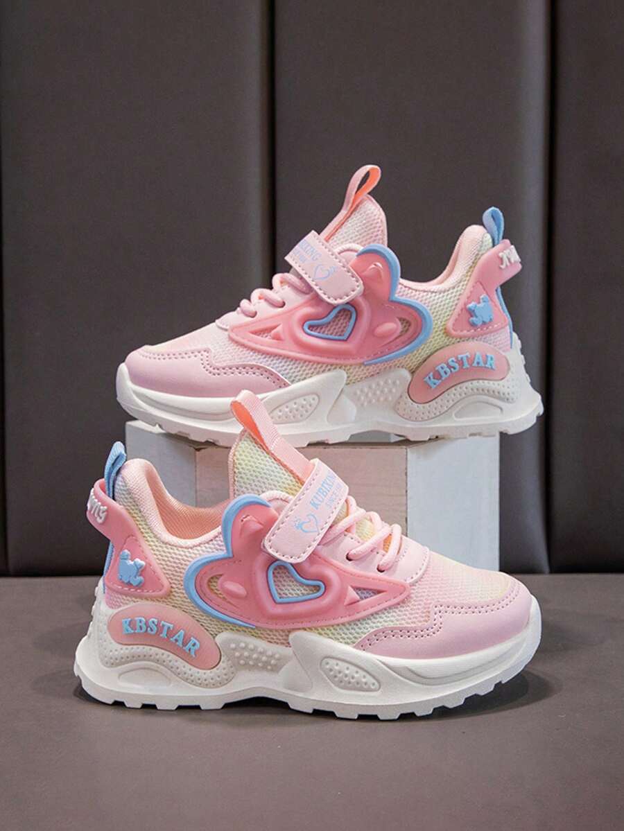 New Girls' Sports Shoes, And Fashionable, Minimalist Style, Lightweight Outdoor Running Shoes For Girls - Multicolor - View 1