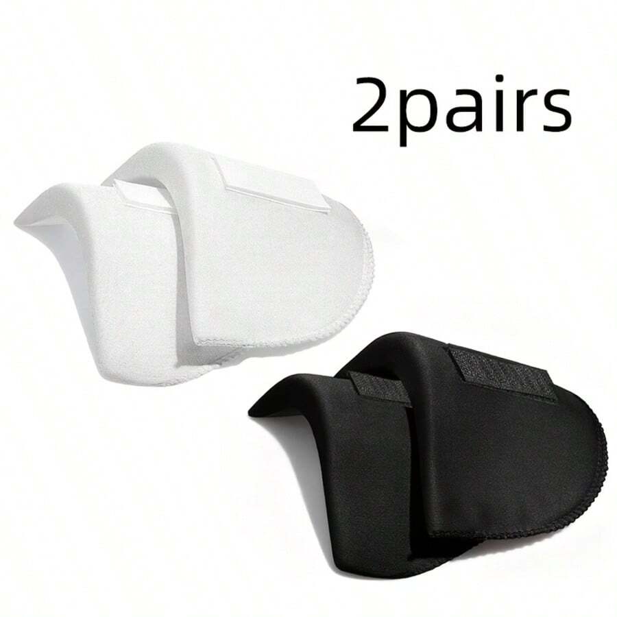 2 Pairs Suit Sponge Shoulder Pads, Neutral Anti-Slip DIY Clothing Sewing Accessories For Coats, T-Shirts And Garments - 2 Pairs Of Shoulder Pads - View 1