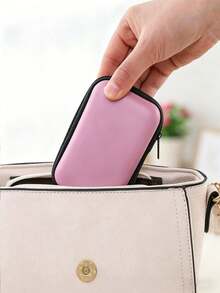 1pc Memory Card Game Box, Card Storage Case, Board Game Tarot Cards, Three Kingdoms Poker Cards Protective Cover, Zipper Storage Bag, Birthday Gift Box, Coin Storage Box, Earphone/Data Cable Storage Box, Lipstick/Small Cosmetic Storage Box, Adult Gift - Multicolor - View 4