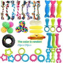 Conjunto de Brinquedos para Dentição de Filhotes - Brinquedos para Dentição de Cães, Anel de Dentição para Filhotes Recém-Nascidos e Corda Durável, Conjunto de Brinquedos de Borracha Azul, Adequado para Cães Pequenos, Bola Interativa Fofa para Cães, Adequado para Cães Pequenos - Azul - Visão 8