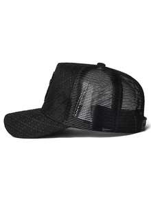 Unisex Plaid Mesh Trucker Hat, R Letter Rubber Patch Decor Adjustable Breathable Outdoor Baseball Cap - R-net Cap - View 2
