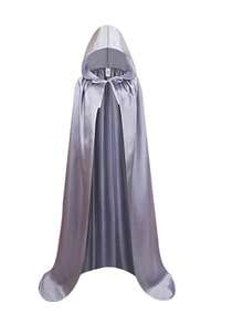 1pc Unisex Halloween Hooded Cape Cloak, Wizard Vampire Mage Crow Adult Costume, Unisex Hooded Robe - Multicolor - View 15