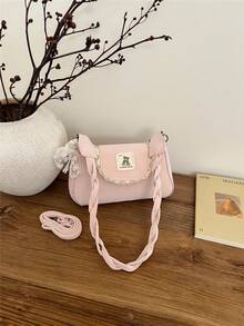 Women's Shoulder Crossbody Bag – Elegant Fashion Luxury Style, Exquisite Design, Multi-Compartment Functional, Versatile For Commute And Casual Wear, Perfect Gift Choice For Women, Effortlessly Elevate Your Daily Outfit Style - Pink - View 6