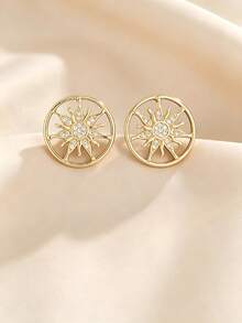 European, American, Japanese, Korean, Middle Eastern Fashion Classic Cute Girl Earrings, Back To School Season, Valentine's Day, Ramadan Special Promo - YE0375 - View 7
