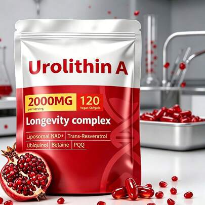 High Demand!Urolithin A Supplement Capsules, Daily Wellness Nutritional Support For Adult Men And Women.Women Daily Nutrient Support