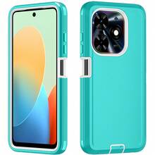 防震、防刮、全包式保护手机壳，耐用三合一保护套，适用于、Galaxy、荣耀及其他智能手机 - 水藍白 - 查看 35