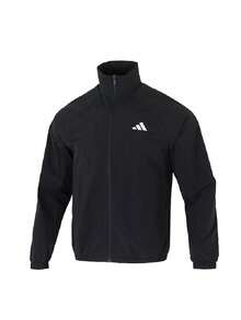 Adidas Men's Sports Jacket M SL WV TT 26 Summer New Casual Minimalist Lightweight JM1772 - Black - View 1