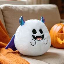 18cm/7.08inch Halloween Series Plush Toys, Soft And Fluffy Stuffed Dolls, Ghosts/Spiders/Pumpkins/Bats, Cartoon Shapes, Cute And Fun, Suitable For Halloween Party Decorations, Children's Birthday Gifts, And Gifts To Exchange With Family And Friends. - Multicolor - View 9