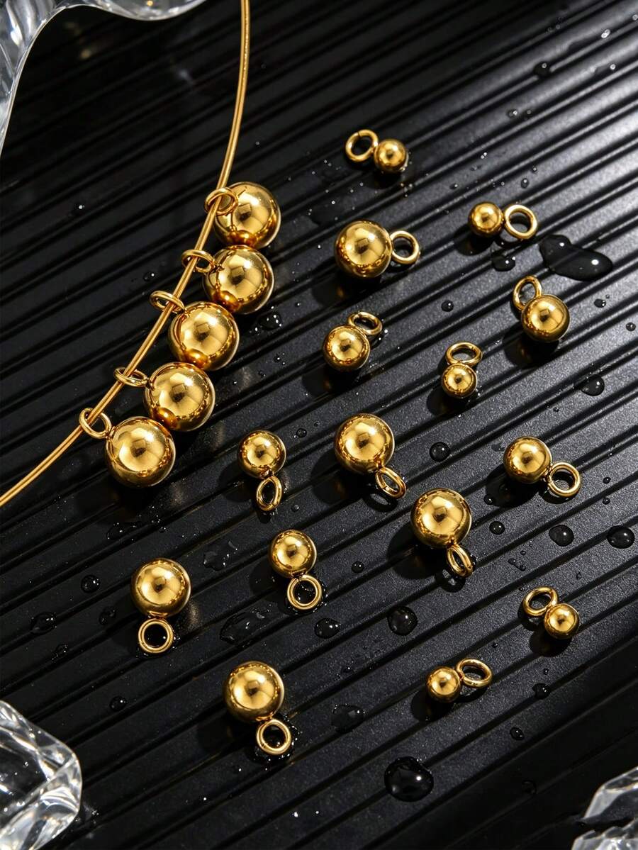 20pcs/set Creative Minimalist DIY Jewelry Accessory For Women For DIY Jewelry Making - Yellow Gold - View 1
