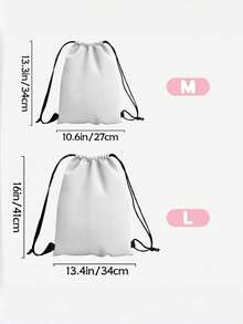1 pieza Mochila con cordón personalizada con foto, sube tu foto, añade tu diseño, impresión a doble cara, bolsa con cordón personalizada con diseño de puesta de sol al aire libre, adecuada para senderismo, gimnasio y viajes - Multicolor - Ver 2