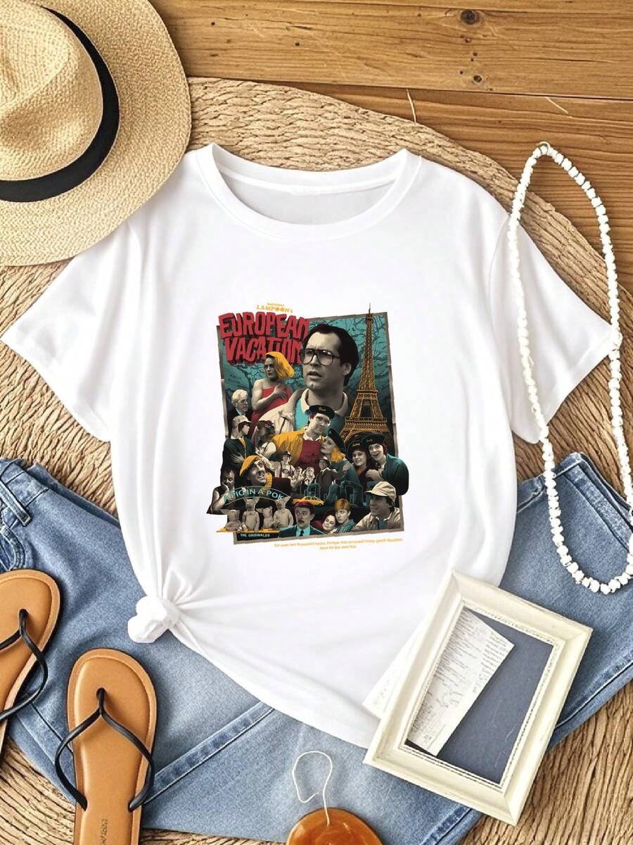 Women T-Shirts - 白色 - 查看 1
