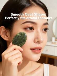 3pcs Hot & Cold Eye Massage Pads, 3*4cm Pink & Green, Facial Skincare - Multicolor - View 10