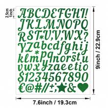 1件 1英吋手寫字母貼紙,金銀亮片粗體字母與數字貼紙,防水DIY手工貼紙,適用於禮物包裝與賀卡製作,亮面裝飾標籤配件 - 彩色 - 查看 16