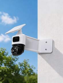 1pc Corner Surveillance Camera Mounting Bracket, Compatible With S340 Standalone Camera, Long Arm External Camera Mount, Corner Wall Security Camera Bracket, Outdoor Security Camera Installation Accessory, Camera Not Included - Multiple Styles - View 3